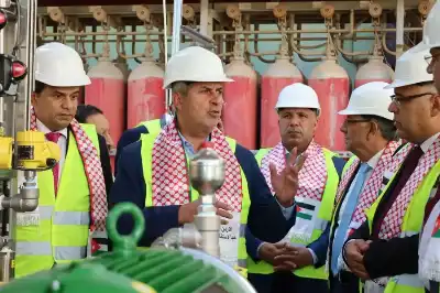 الخرابشة يفتتح مشروع نظام التضبيب في