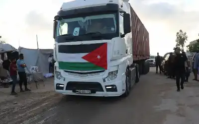 الجيش الأردني يرسل قافلة تزويد طبية