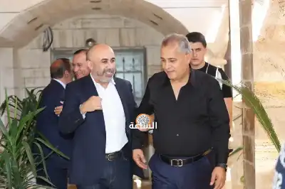 رئيس النادي الفيصلي الحنيطي وشخصيات في