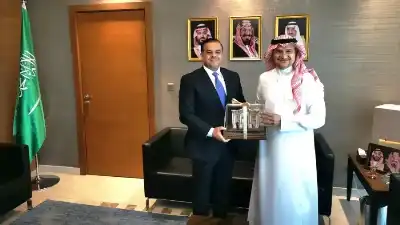 مدير مهرجان جرش والسفير السعودي يبحثان