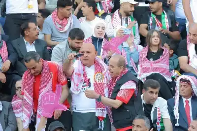 هكذا تابع الجمهور الأردني النشامى في