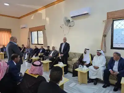 العيسوي ينقل تعازي الملك وولي العهد
