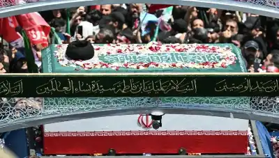 تشييع خامنئي في طهران.. مشهد جماهيري