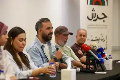 مؤتمر صحفي لفريق مسرحية أم كلثوم