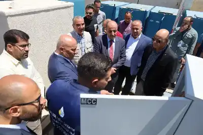إنجاز المرحلة الأولى من مشروع تركيب