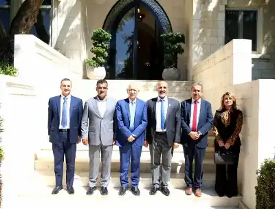 وفد من لواء وادي السير إلى