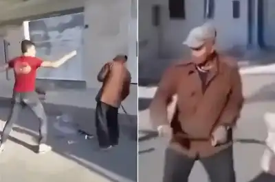 تنمر واعتداء على عامل نظافة مسن