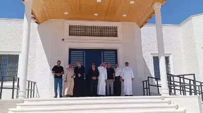 إطلاق أطول سارية علم في البادية