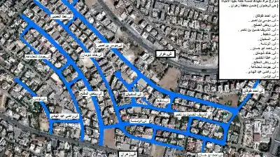 الأمانة تباشر أعمال قشط وتعبيد شوارع