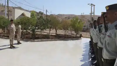 الحراسيس يتفقد إحدى وحدات المنطقة العسكرية