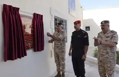 اللواء الحراسيس يفتتح المبنى الجديد لقيادة