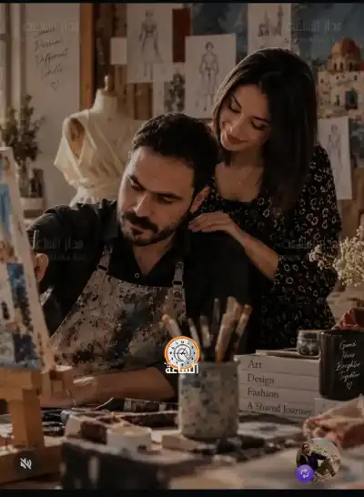 الفنان محمد صبح والدكتورة سارة الخطيب..