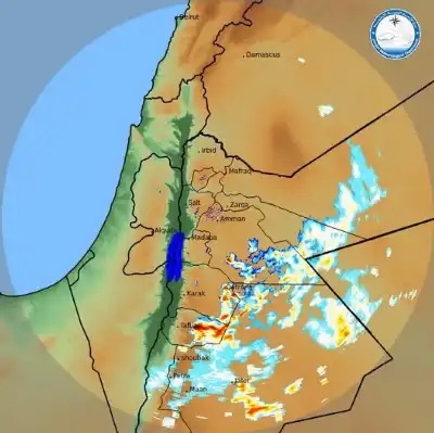 الأردن.. أمطار رعدية متوسطة إلى غزيرة