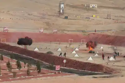 اللواء المعايطة يتابع تمرين السيف القاطع