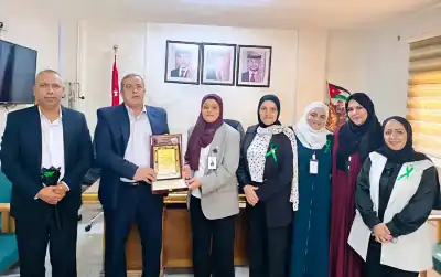 مدير تربية الرصيفة يستقبل رئيس وأعضاء