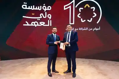 ولي العهد يكرم أورنج الأردن خلال