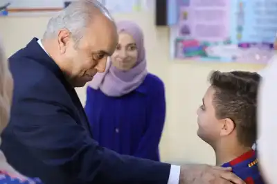 محافظة يتفقد مدارس حكومية في ماركا