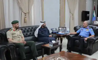 اللواء المعايطة يلتقي السفير الإماراتي ويبحث