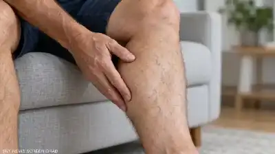 هل وضع ساق فوق أخرى يسبب