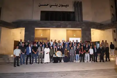 ديوان قبيلة بني حسن يقيم بيت