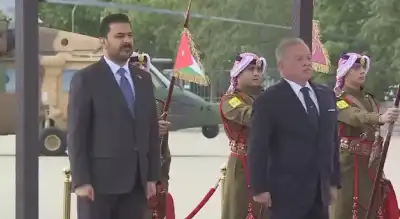 الملك يستقبل رئيس الوزراء العراقي