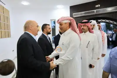 سفير قطر يعزي القسوس (صور)