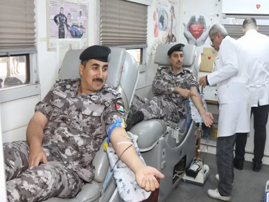 مدار الساعة,مناسبات أردنية,وزارة الصحة,بنك الدم,قوات الدرك