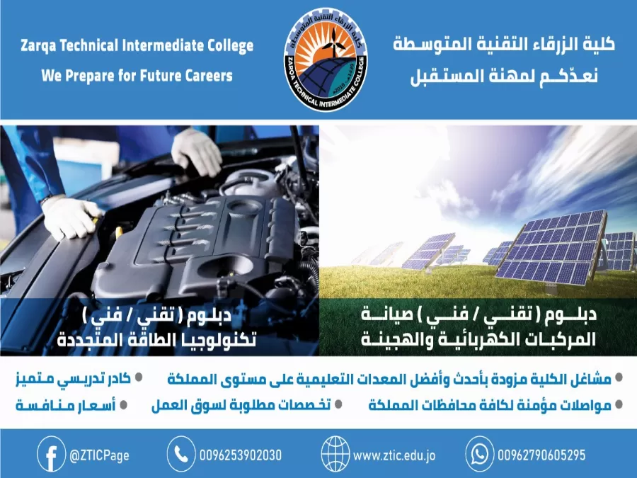 مدار الساعة,أخبار الجامعات الأردنية,المملكة الأردنية الهاشمية,جامعة الزرقاء