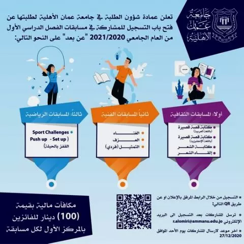 مدار الساعة,أخبار الجامعات الأردنية,جامعة عمان الأهلية