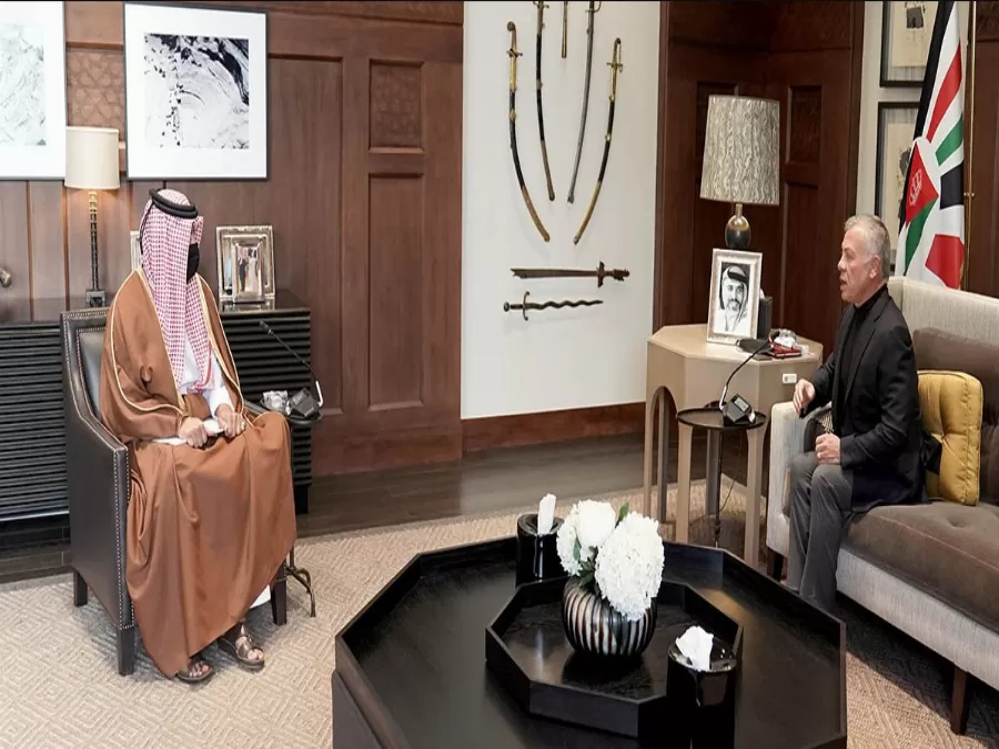 مدار الساعة,أخبار الأردن,اخبار الاردن,الملك عبدالله الثاني,الشيخ تميم بن حمد,قصر الحسينية
