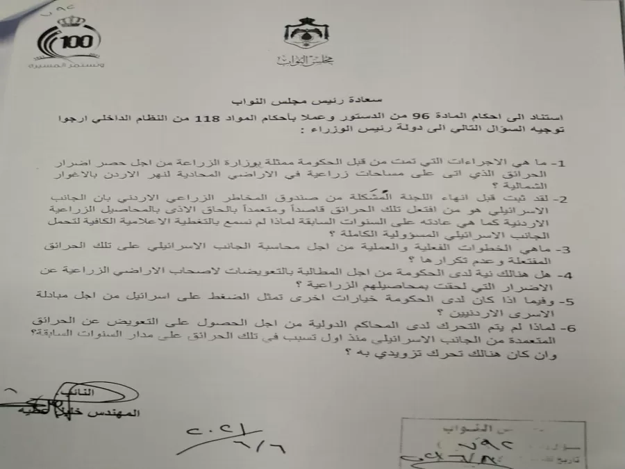 مدار الساعة,أخبار مجلس النواب الأردني,رئيس الوزراء,وزارة الزراعة,مجلس النواب