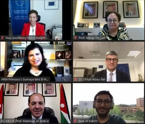 مدار الساعة,مناسبات أردنية,الحسن بن طلال,الاتحاد الأوروبي,الملك عبدالله الثاني,الملكة رانيا,الأميرة سمية بنت الحسن,وزارة التعليم العالي والبحث العلمي,صندوق المعونة الوطنية,صندوق الزكاة,الجمعية العلمية الملكية,وزارة التعليم العالي,الجامعة الألمانية الأردنية,جامعة اليرموك,جامعة الزرقاء,جامعة العلوم والتكنولوجيا,جامعة مؤتة