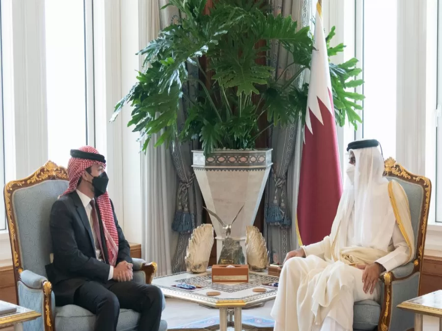 مدار الساعة,أخبار الأردن,اخبار الاردن,ولي العهد,الحسين بن عبدالله الثاني,الشيخ تميم بن حمد