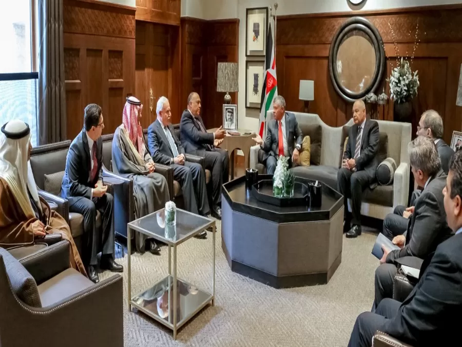 مدار الساعة,أخبار الأردن,اخبار الاردن,وزير الدولة للشؤون الخارجية,وزير الخارجية وشؤون المغتربين,الملك عبدالله الثاني,الديوان الملكي الهاشمي,الإمارات العربية المتحدة,قصر الحسينية,جامعة الدول العربية
