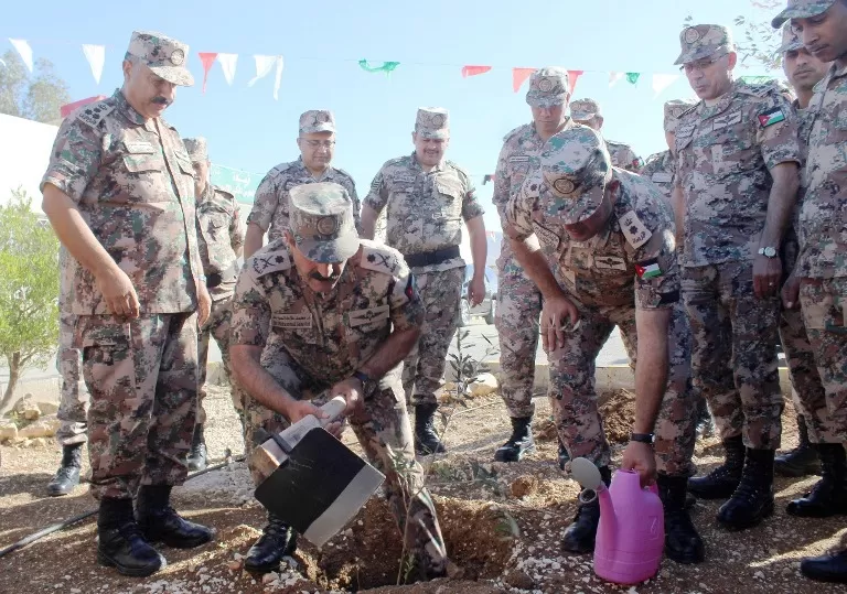 مدار الساعة,أخبار المجتمع الأردني,القوات المسلحة الأردنية,هيئة الأركان المشتركة,يوم الشجرة,القوات المسلحة,المنطقة العسكرية الوسطى,الجيش العربي