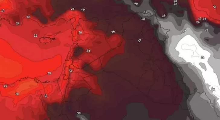 مدار الساعة,الطقس في الأردن اليوم,طقس الأردن,طقس العرب,طقس العرب الاردن,درجات الحرارة
