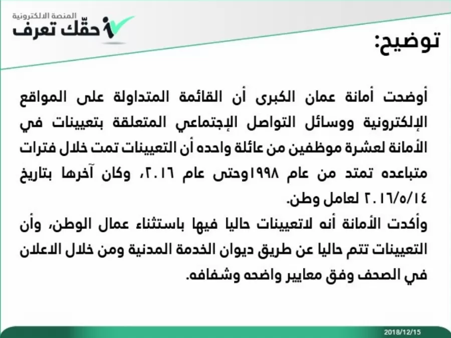 مدار الساعة,أخبار الأردن,اخبار الاردن,أمانة عمان,أمانة عمان الكبرى,وسائل التواصل الاجتماعي