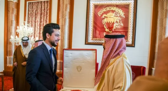 مدار الساعة,أخبار الأردن,اخبار الاردن,ولي العهد,الحسين بن عبدالله الثاني,الملك حمد بن عيسى,مملكة البحرين