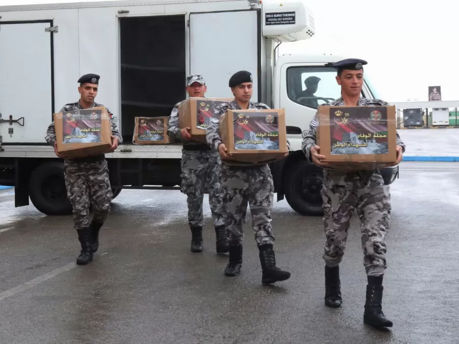 مدار الساعة,أخبار المجتمع الأردني,الملك عبدالله الثاني,صندوق المعونة الوطنية,قوات الدرك