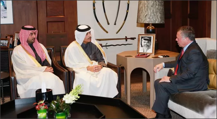 مدار الساعة,أخبار الأردن,اخبار الاردن,وزير الخارجية وشؤون المغتربين,الملك عبدالله الثاني,الشيخ تميم بن حمد,قصر الحسينية